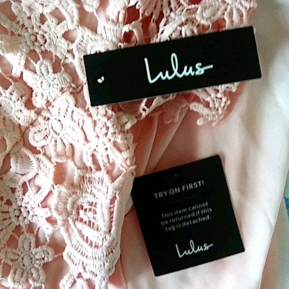 Lulus Soft Pink Dress. - Picture 7 of 7